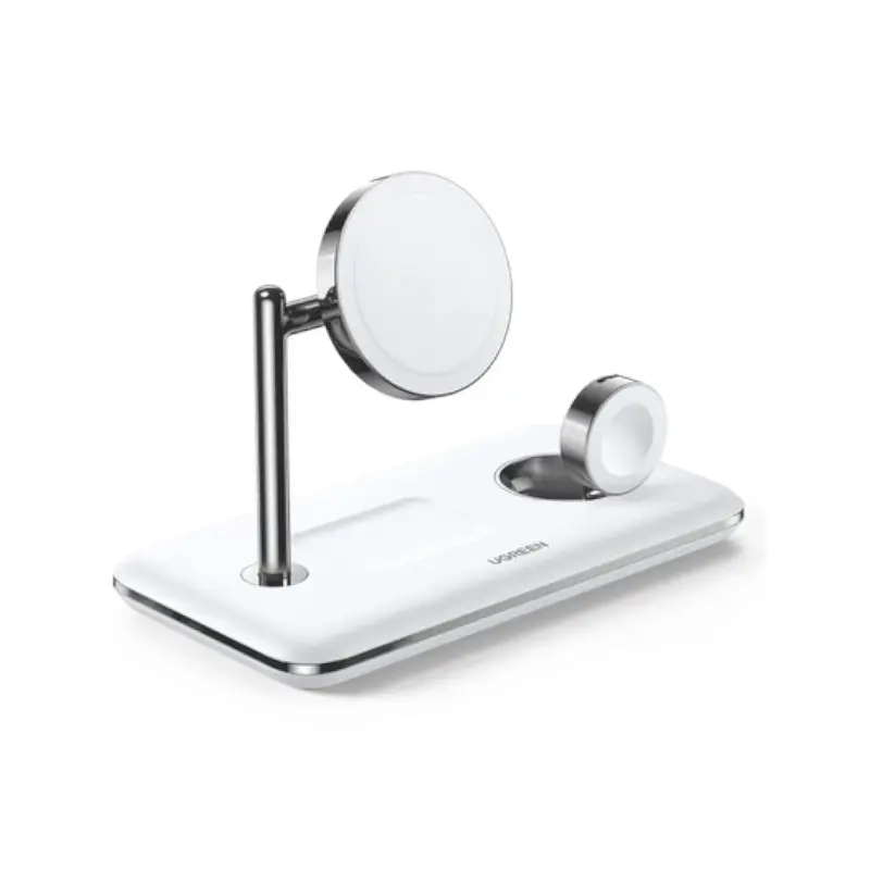 Cargador Inalambrico Magsafe 3 En 1 15W Para Apple Ugreen