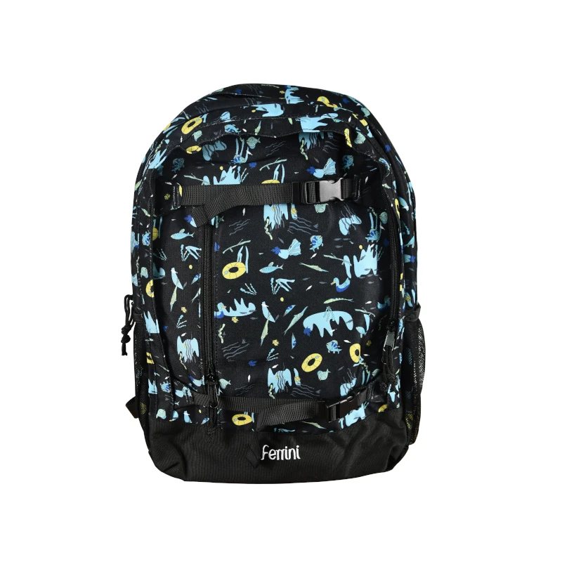 Mochila Para Computadora Portatil  15.6 Pulgadas Diseño Negro Ferrini