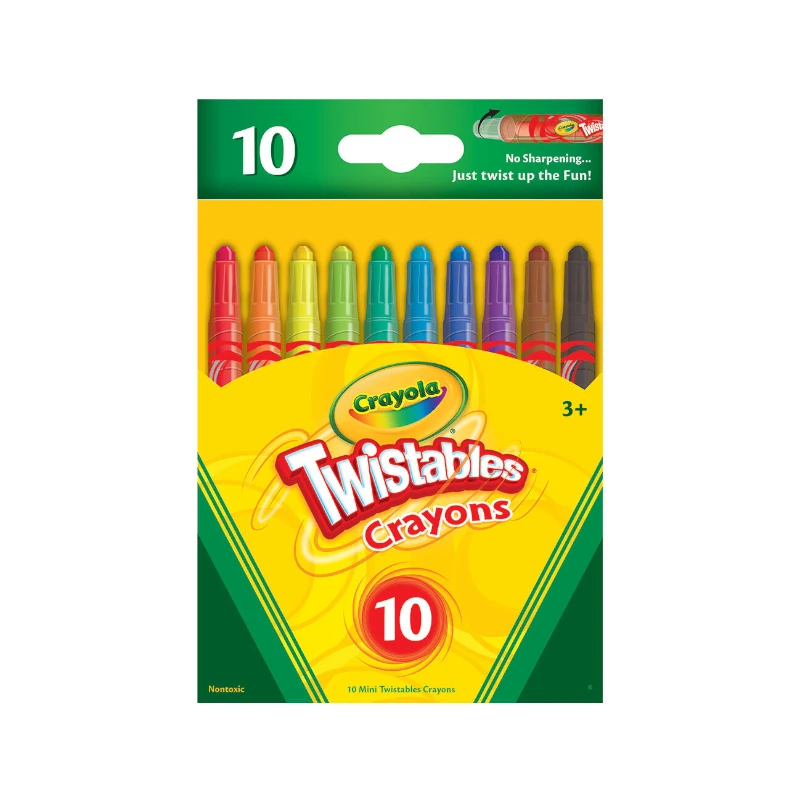 Crayon 10 Colores Neon Twist Crayola
