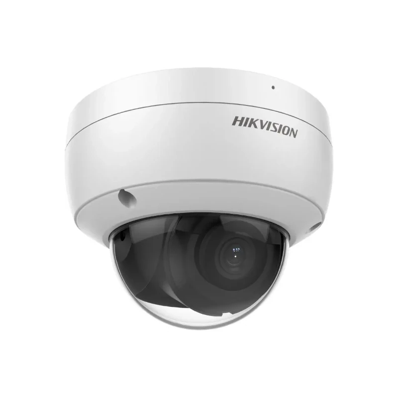 Camara Tipo Domo Ip Hikvision C/Microfono Incorporado 4 Mpx Wdr Ip67 12V Lente Fijo