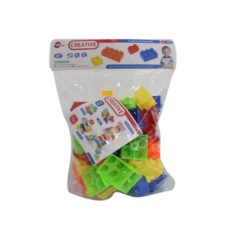 Juego Didactico Bloque Paquete 44 Plastico