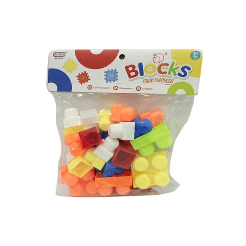 Juego Didactico Bloque Paquete 28 Plastico