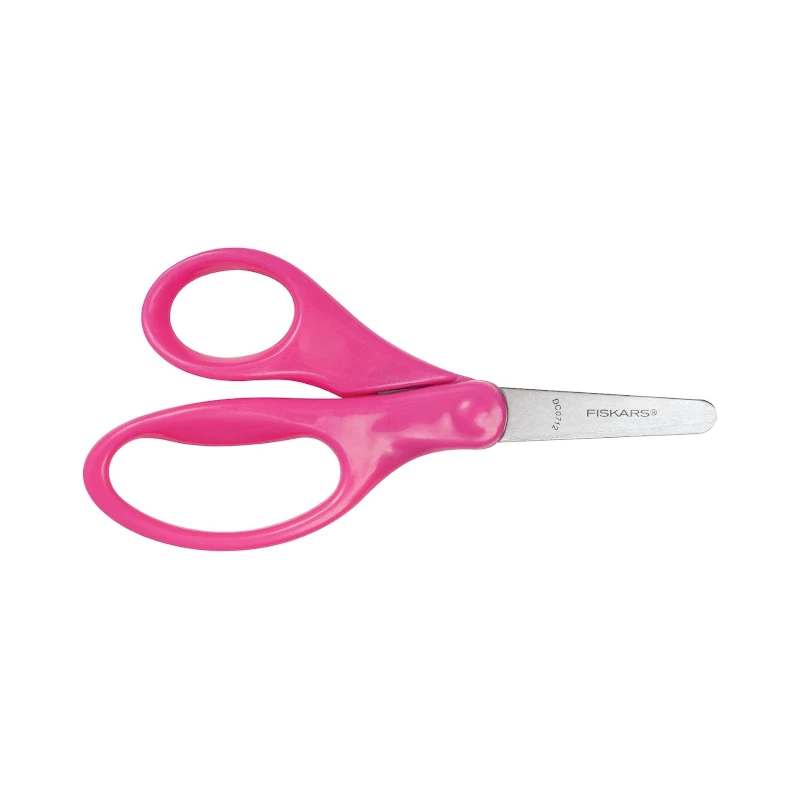 Tijera 5  Escolar Fiskars Punta Redonda Rosa