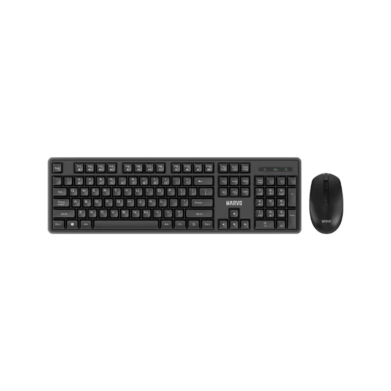 Teclado + Mouse Marvo Inalambrico Negro Ws005
