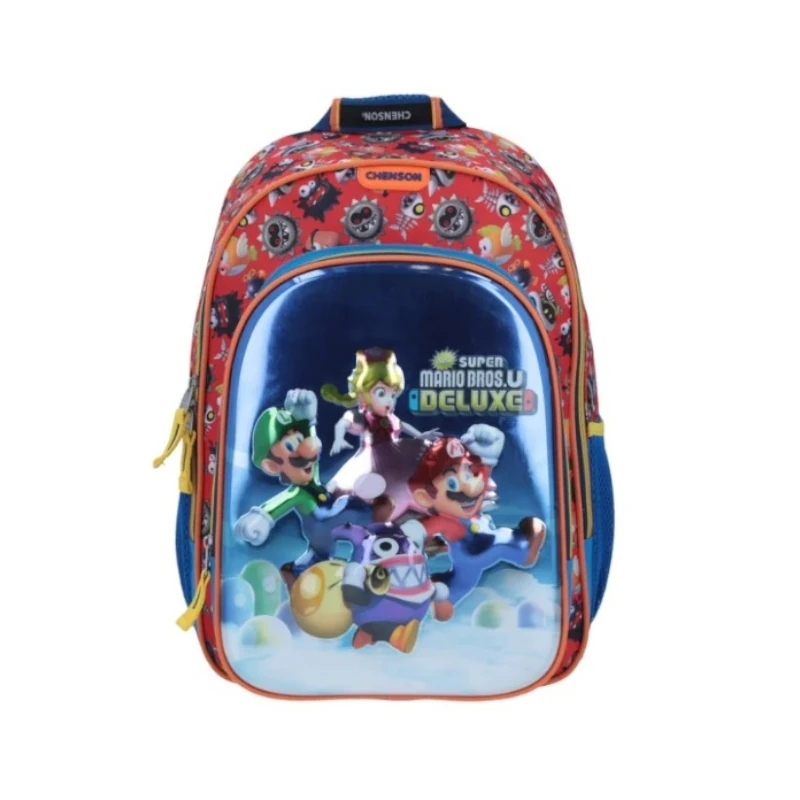 Mochila Grande Mario Bros Mb64613-r