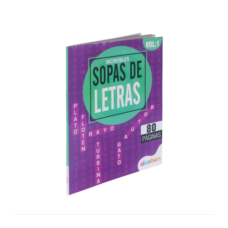 Libro De Actividades Megamente Sopas De Letras