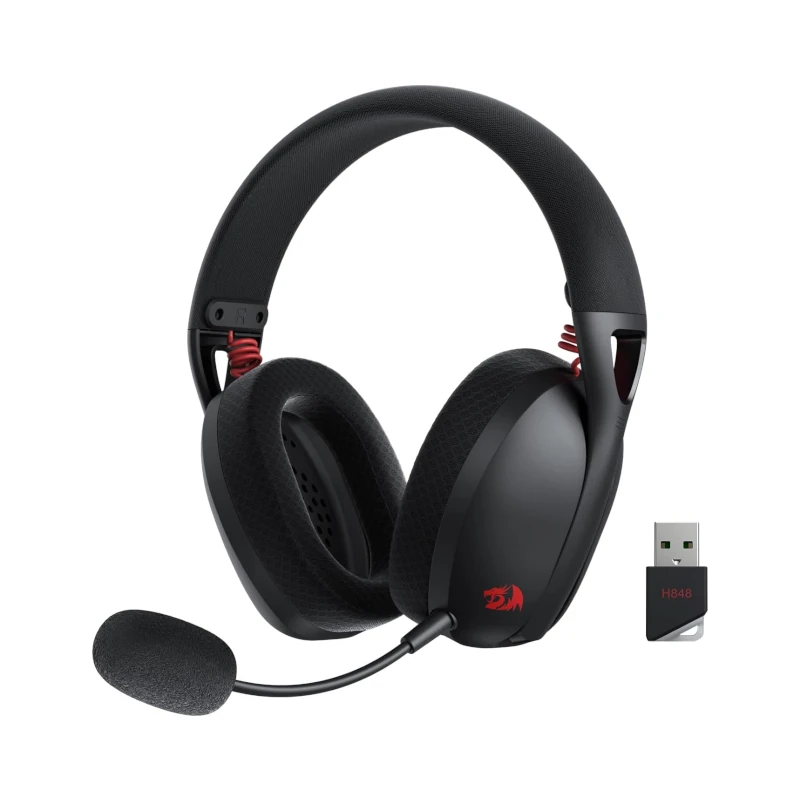 Audifono Redragon Gaming Ire Pro Inalambrico 7.1 Negro C/Microfono H848