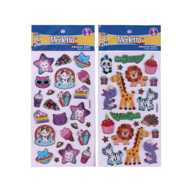 Calcomania Merletto Gatos Y Safari