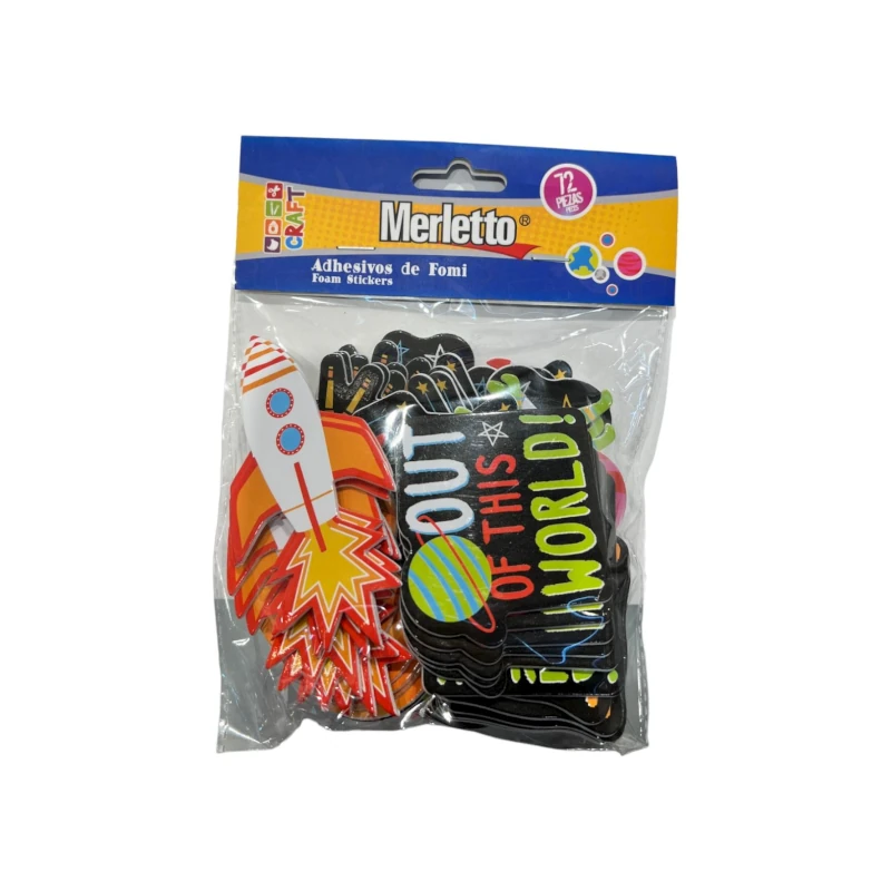 Foamy Adhesivo Espacio Paquete72 Merletto