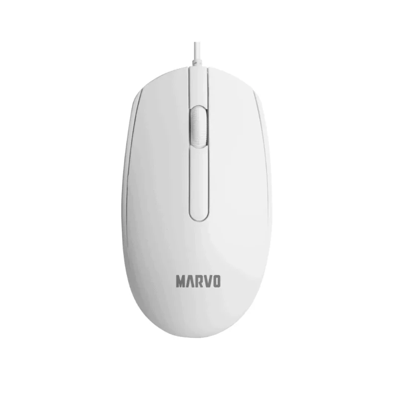 Mouse Marvo Usb Ms003 Blanco Dpi 1000