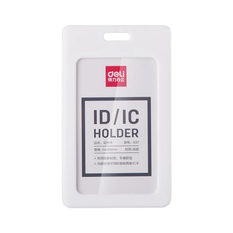 Porta Carnet Goma Deli Vertical Blanco