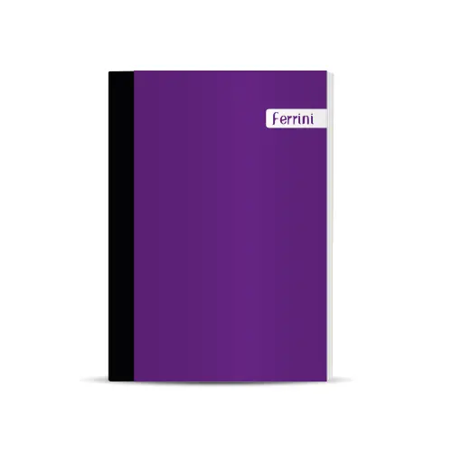 Cuaderno Cosido Gde 200 Pag D-Linea Purpura Ferrini