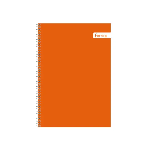 Cuaderno #3 1 Mat Ferrini Naranja 70 Hjs