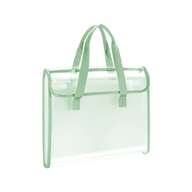 Acordeon Plastico Deli Tamaño Carta Con Broche Verde 7 Divisiones