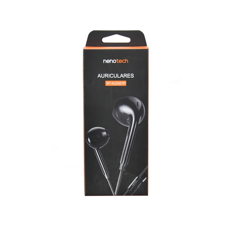 Audifono Nenotech 3.5Mm Con Microfono Negro