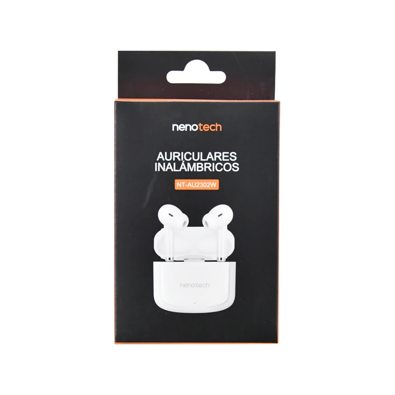 Audifono Nenotech Inalambrico C/Microfono Blanco