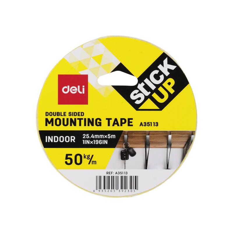 Tape Doble Cara 25.4Mmx5M Deli