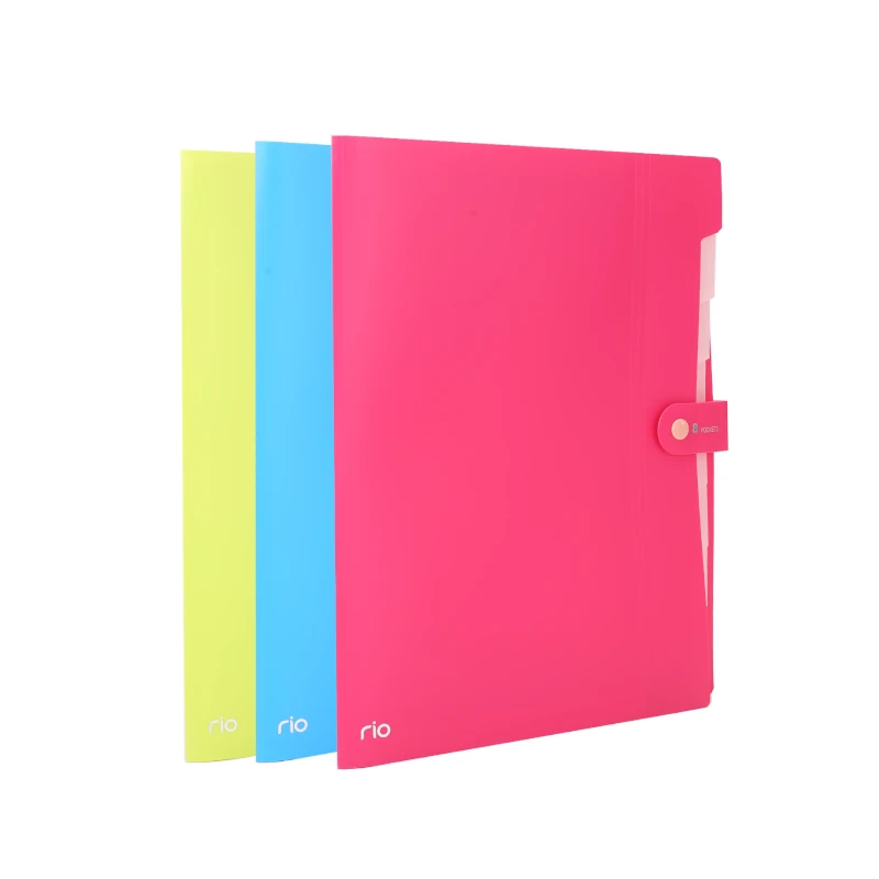 Acordeon Plastico Deli Tamaño Carta 8 Divisiones Vertical