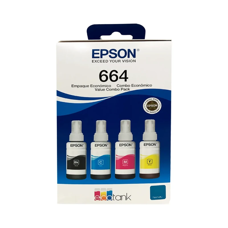 Tinta Eps T664 Pack 4 Col  65Ml