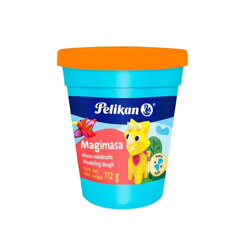 Masa Para Moldear Pelikan 112gr Naranja