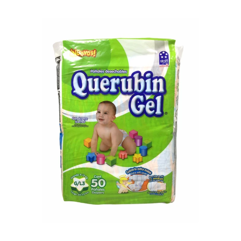 Pañal Querubin Gel. Grande x50 Und