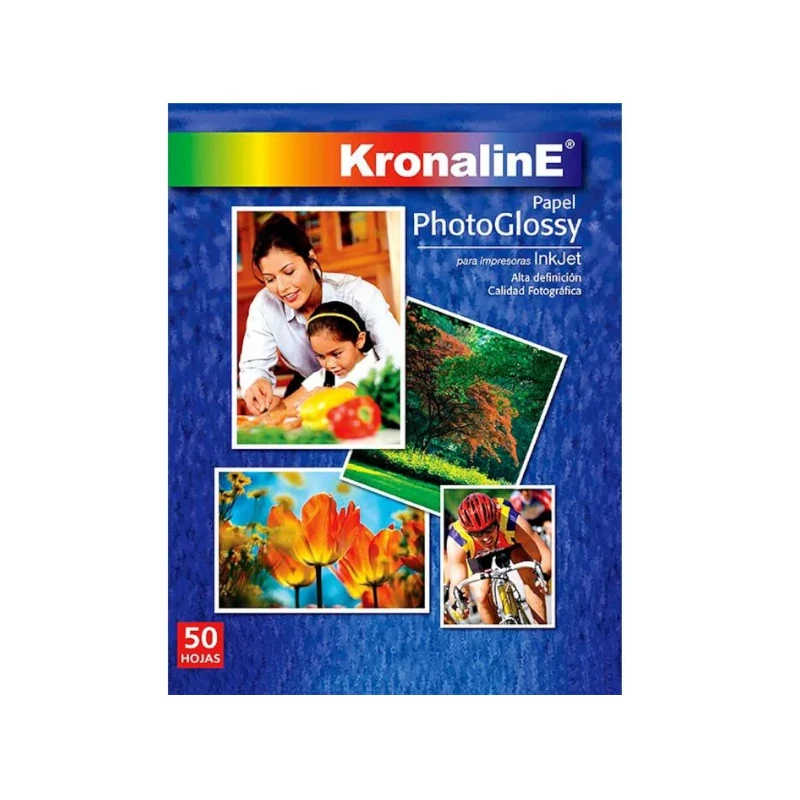 Papel Foto 8.5X11 20Hjs Glossy 280Gr Ph347 Kronaline