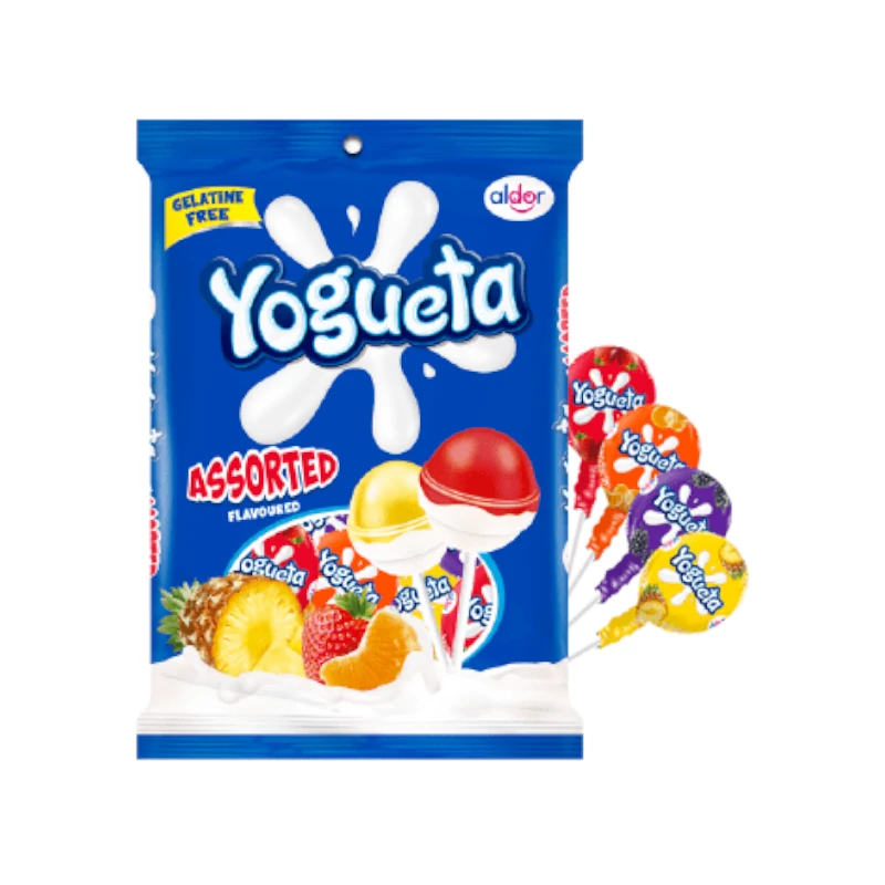 Dulce Bombon Yogueta Surtida Assorted Bolsa 24 Und