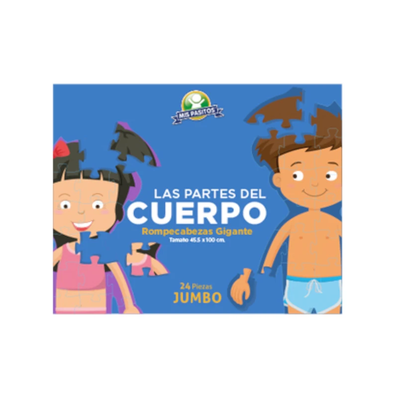 Rompecabezas Partes Del Cuerpo 24Pzs Jumbo Mis Pasitos