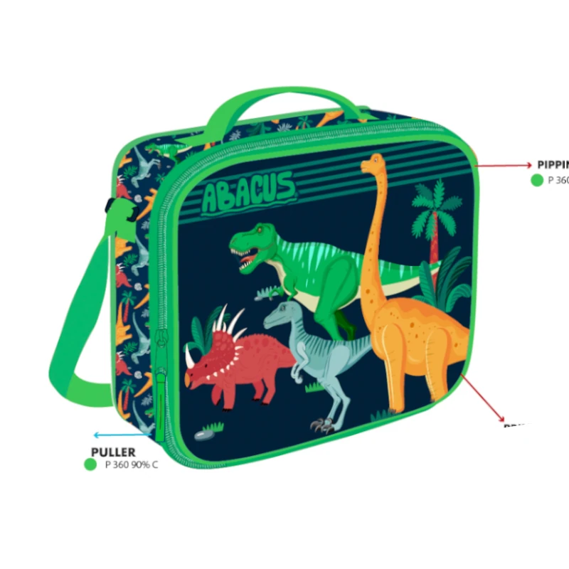 Lonchera Abacus Dinosaurio