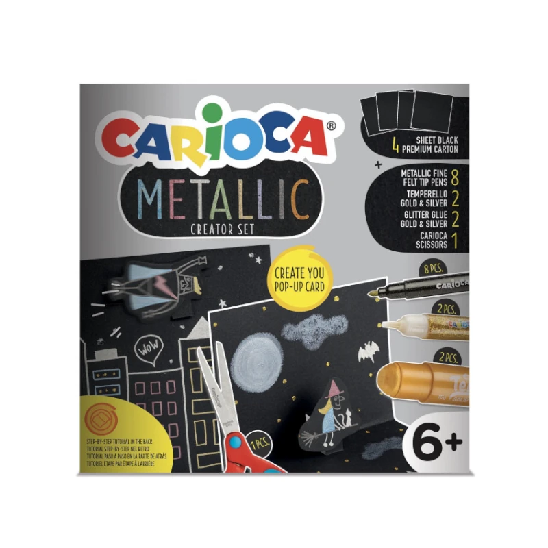 Set Marcadores Creador Metalico Paquete17 Carioca