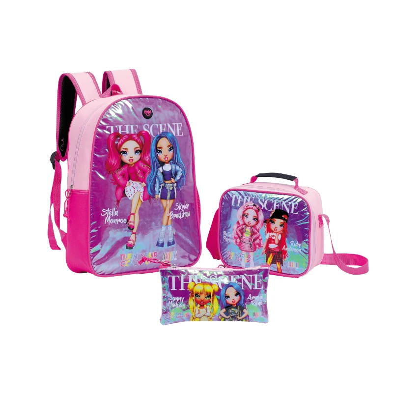 Mochila Rainbow High Lonchera Y Lapicero