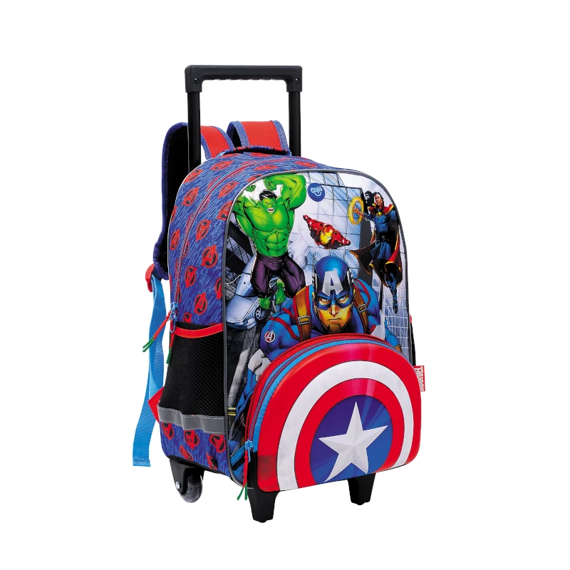 Mochila Con Rodos Avengers Shield