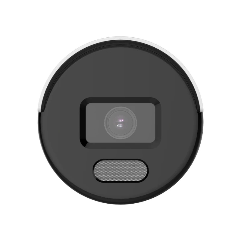 Cámara Bullet 2Mp Poe Video A Color Dia Y Noche Luz Blanca 30 Mts Con Audio Integrado