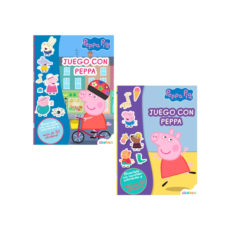 Libro De Actividades Juego Con Peppa Pig Con Stickers