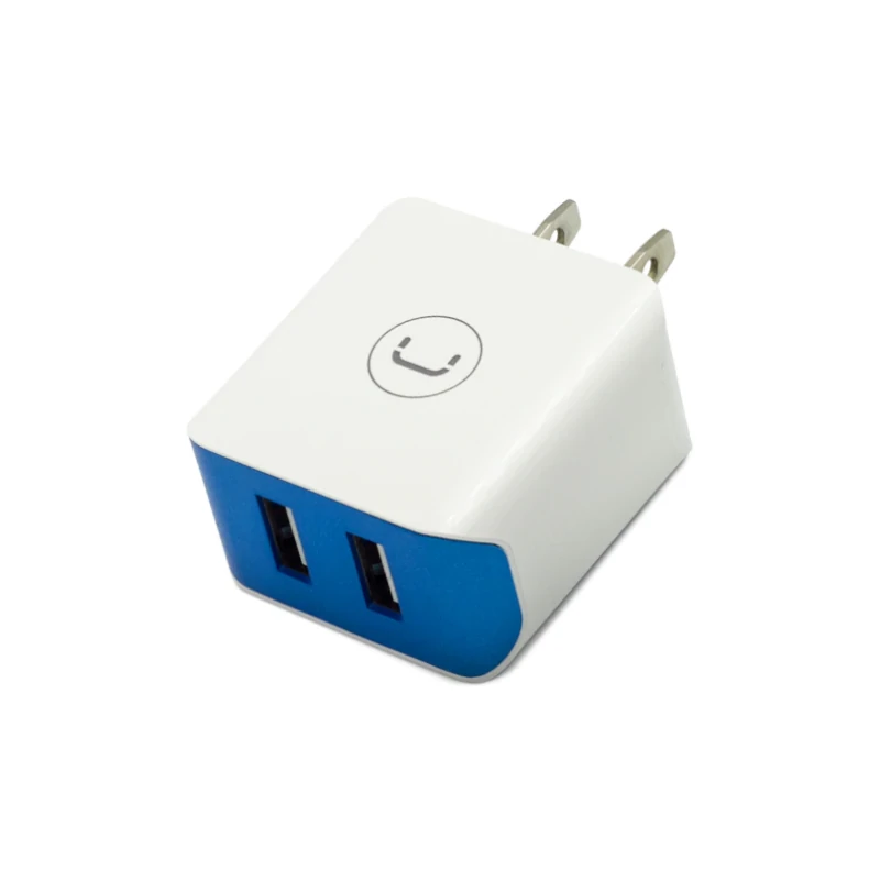 Adaptador De Corriente 2Usb-A Blanco Unno