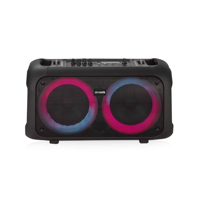 Parlante Portatil 400W Inalambrico Bluetooth Negro Aiwa