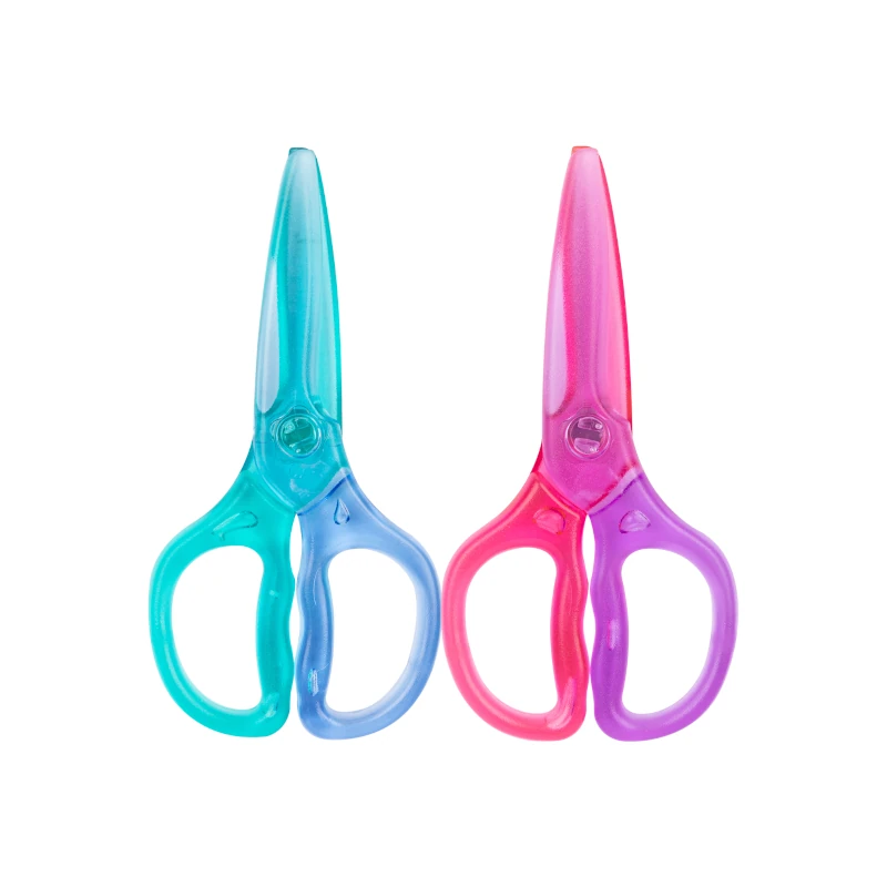 Tijera 4 3/4  Escolar Deli Plastica Blister