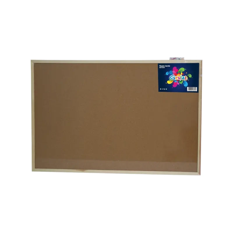 Pizarra Corcho 60X45Cm Marco Madera Genial
