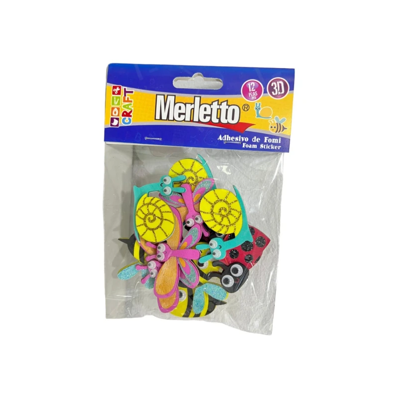 Foamy Adhesivo 3D Insectos Paquete12 Merletto