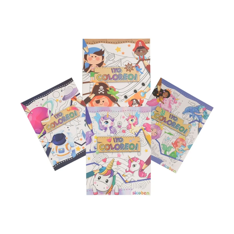 Libro De Actividades Yo Coloreo Surtido 24 Pag