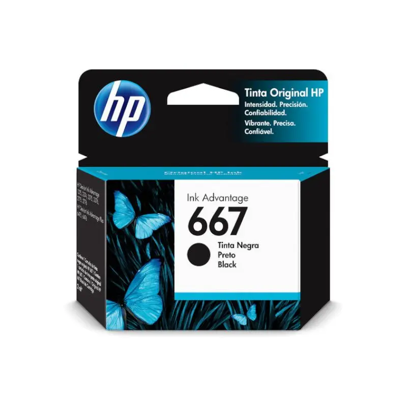 Tinta Hp 667 Negro