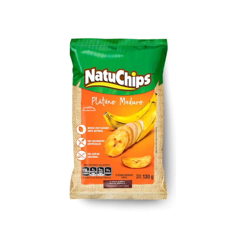 Caribas Natuchips Platano Maduro 130gr