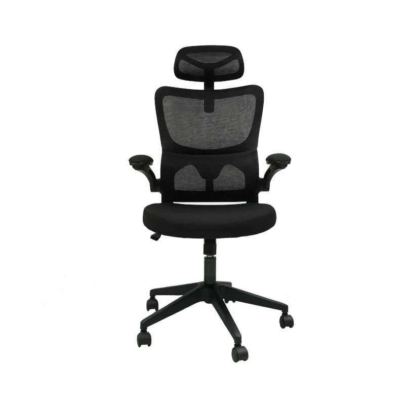 Silla Ejecutiva Florencia R-Alto Brazo 3D Ajustable Malla Peso Max 330LB Ferrini Negro Ergonomica Cl