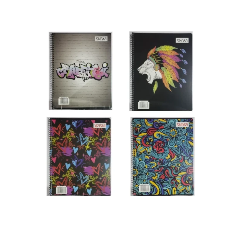Cuaderno Espiral 1 Materia 60 Hjs Wiwi Diseños Masculinos