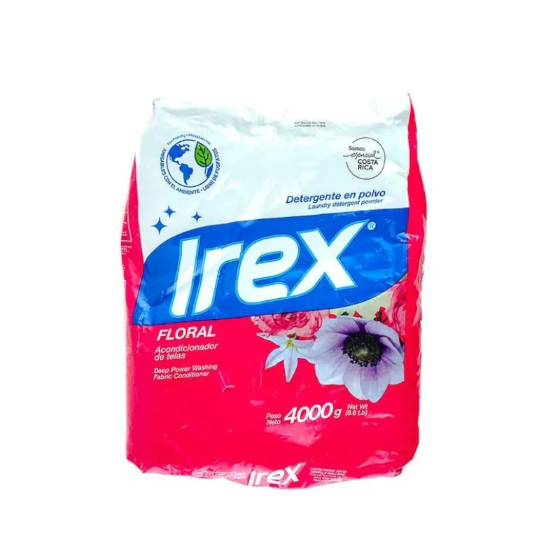 Detergente Irex Flores 4Kg