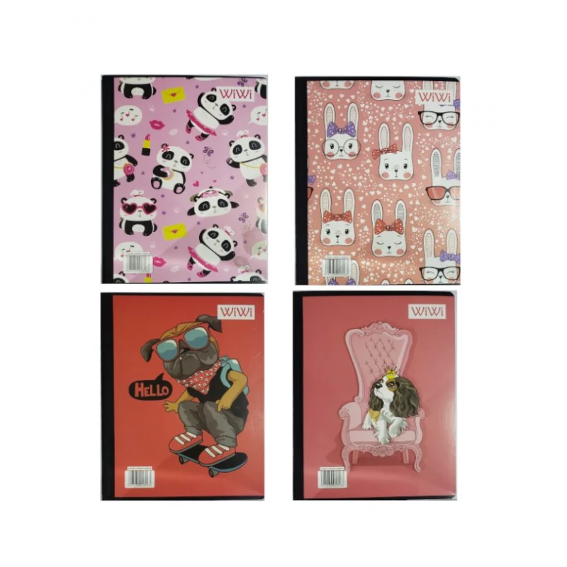 Cuaderno Cosido Corto 160 Pag Genial Diseños Niña