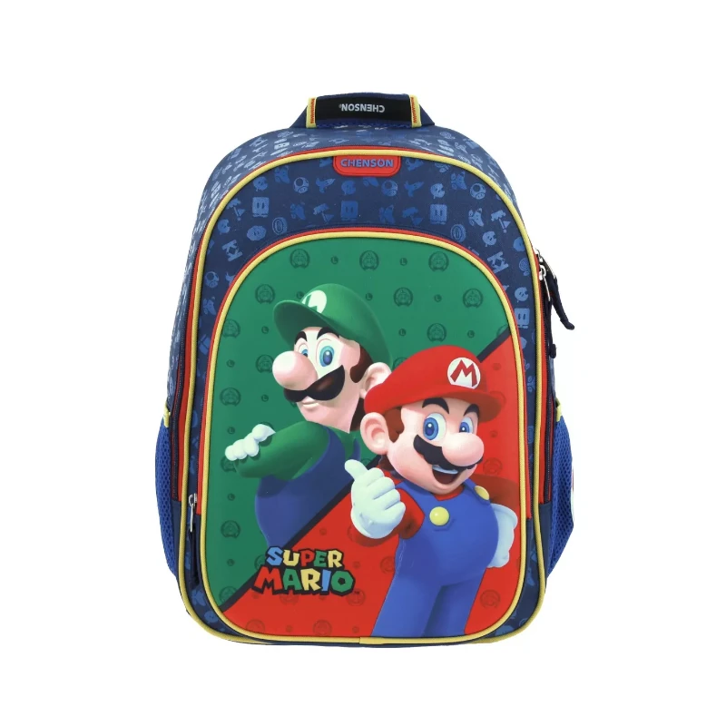 Mochila Grande Mario Bros 16  Mb65867-9
