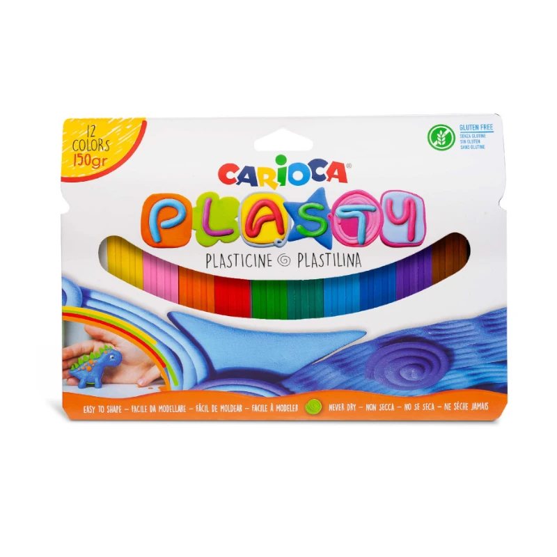 Plastilina Carioca 12Colores 150Gr