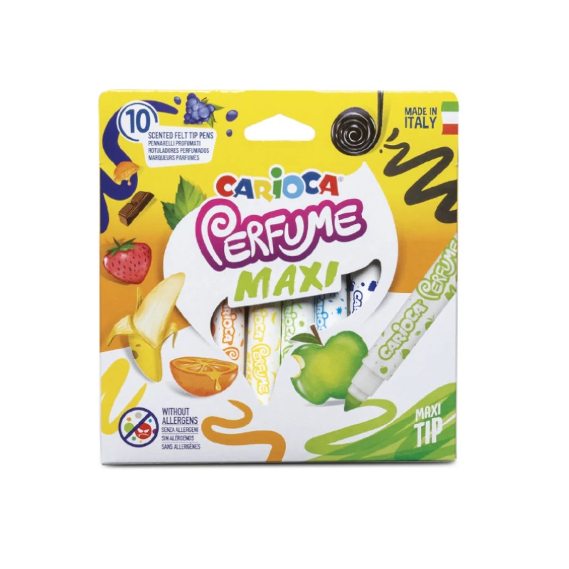 Marcador Escolar 10 Colores Carioca Perfume