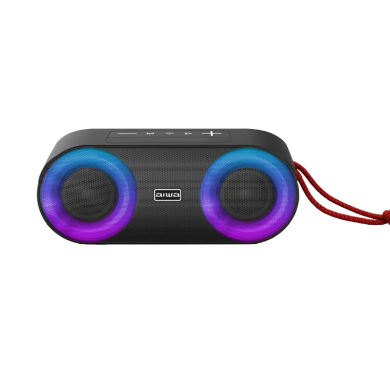 Parlante Portatil 20W Inalambrico Bluetooth Negro Aiwa